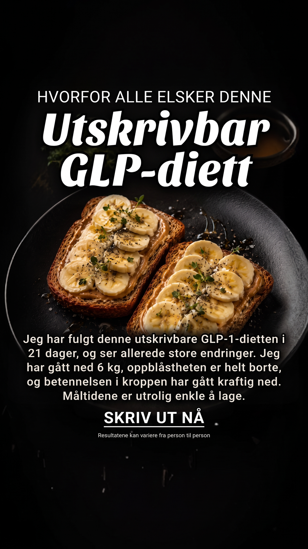 Eat Smart Every Day Facebook ad: Det tar bare 2 uker å merke forskjell