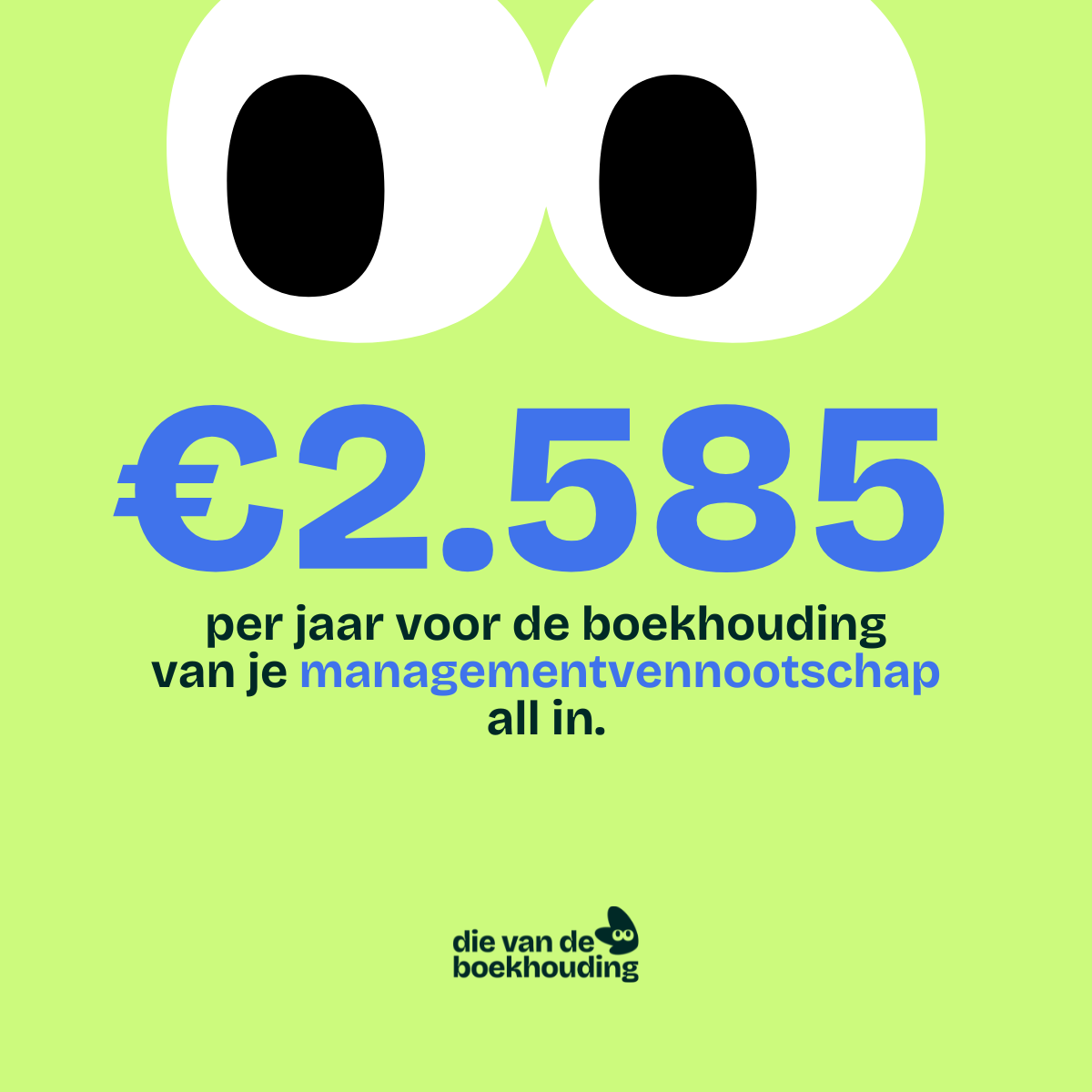 Die van de boekhouding Facebook ad
