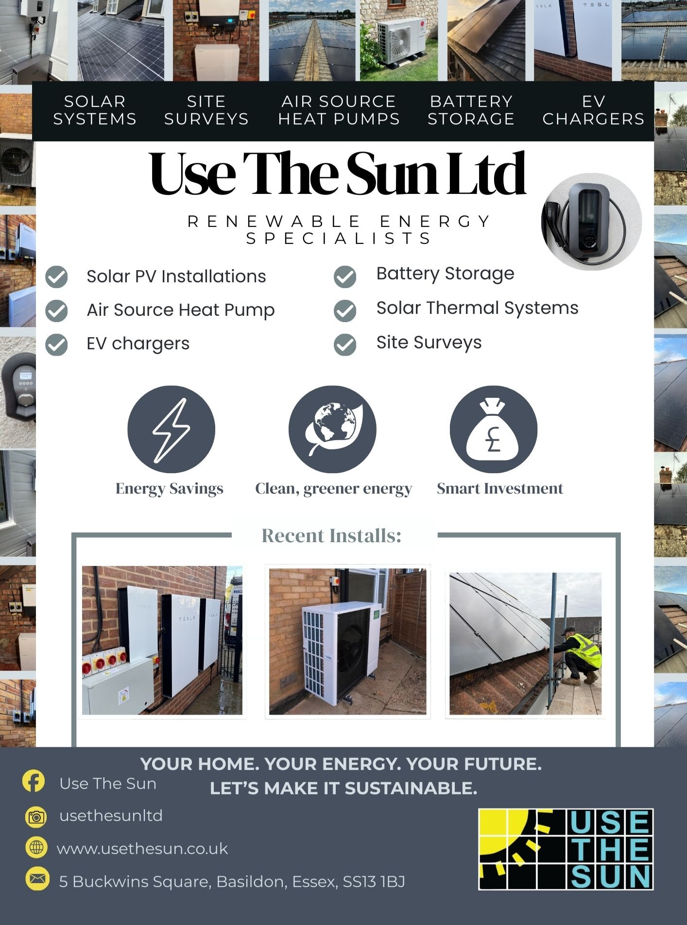 usethesunltd Facebook ad: Power Your Future with Use The Sun!