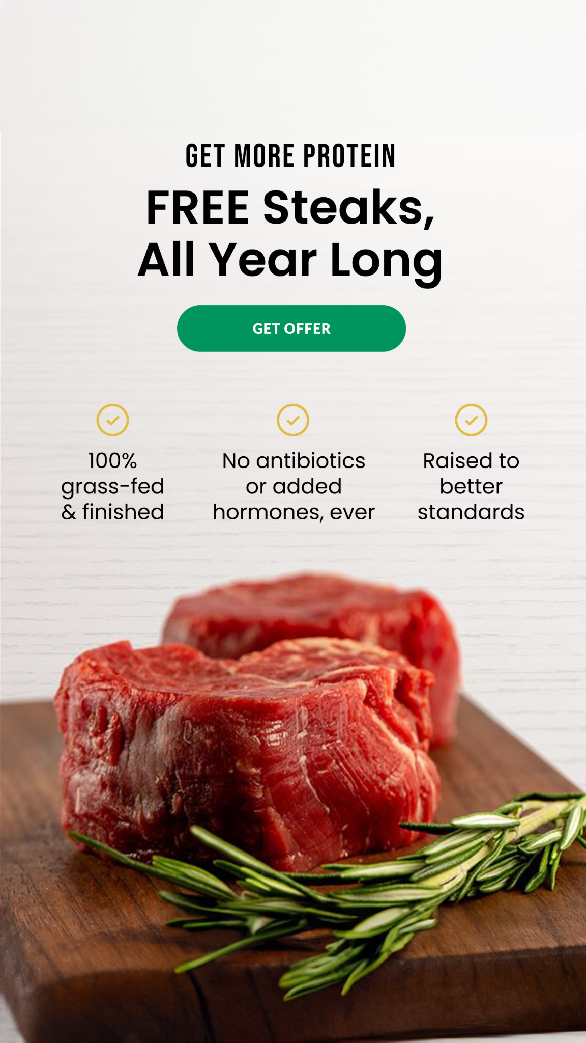 ButcherBox Facebook ad