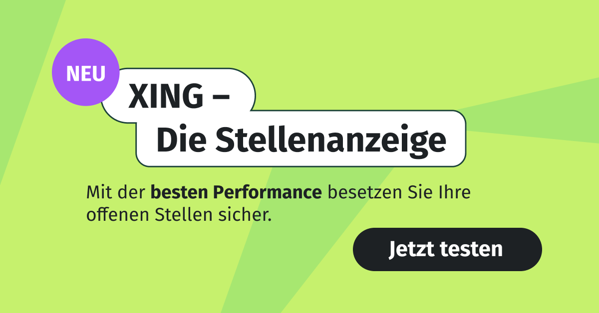 XING Facebook ad
