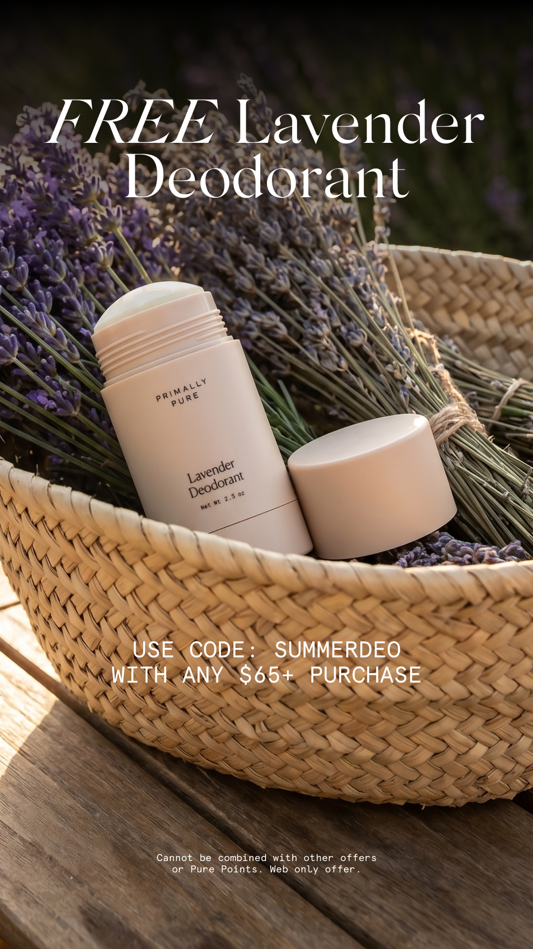 Primally Pure Skincare Facebook ad