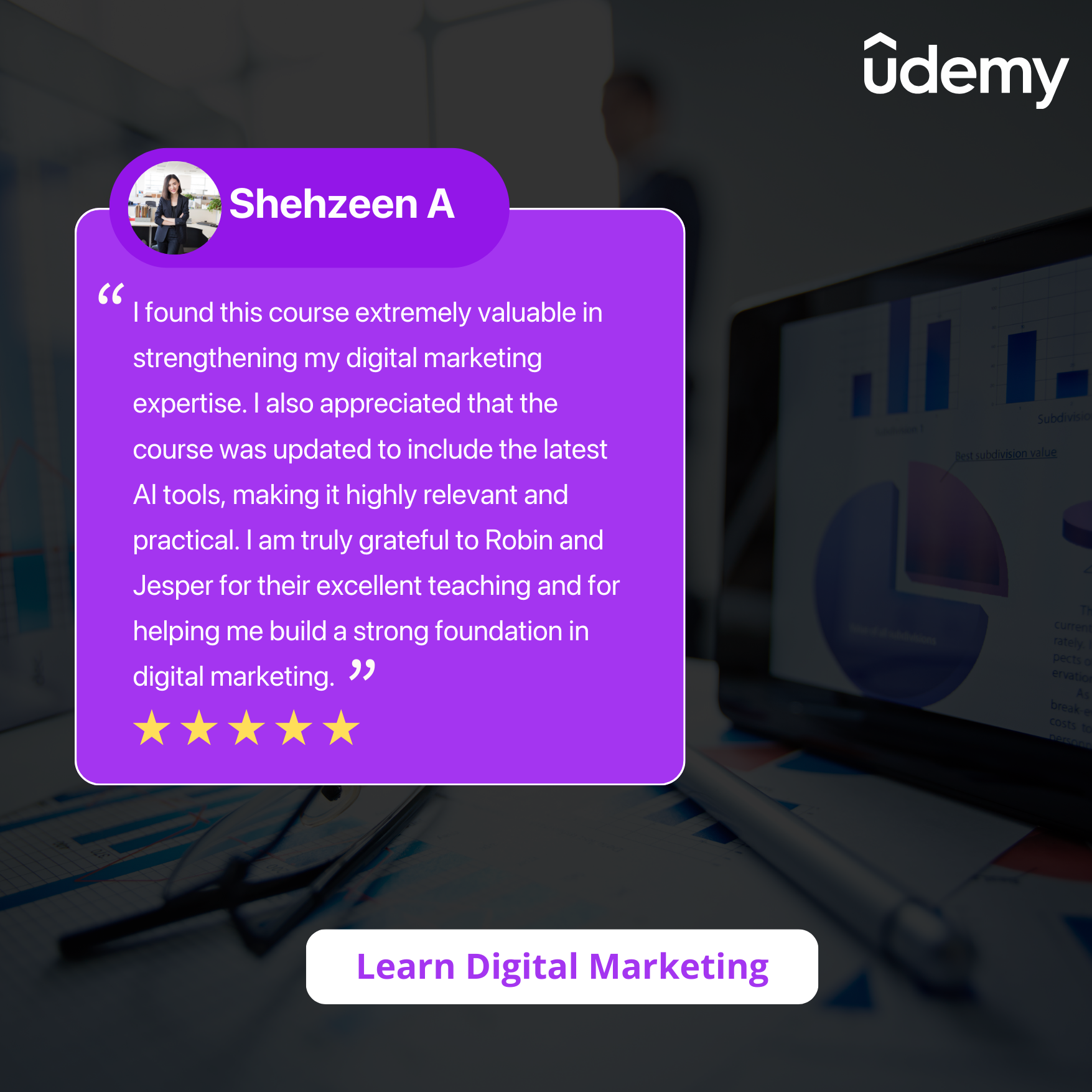 Udemy Facebook ad