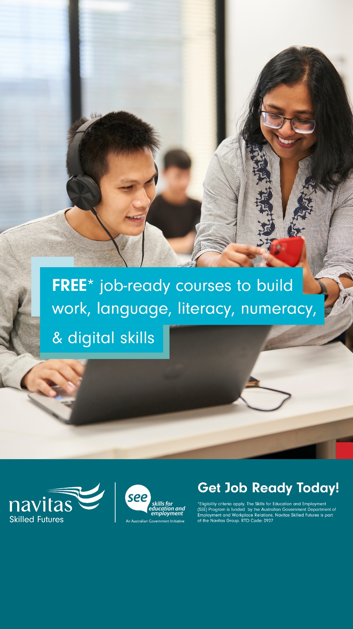 Navitas Skilled Futures Facebook ad