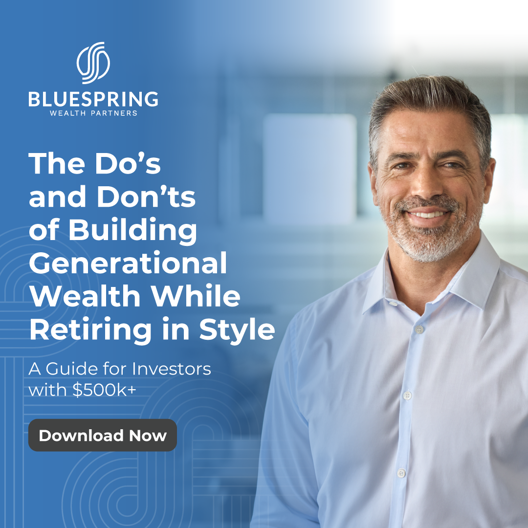 Bluespring Wealth Partners Facebook ad
