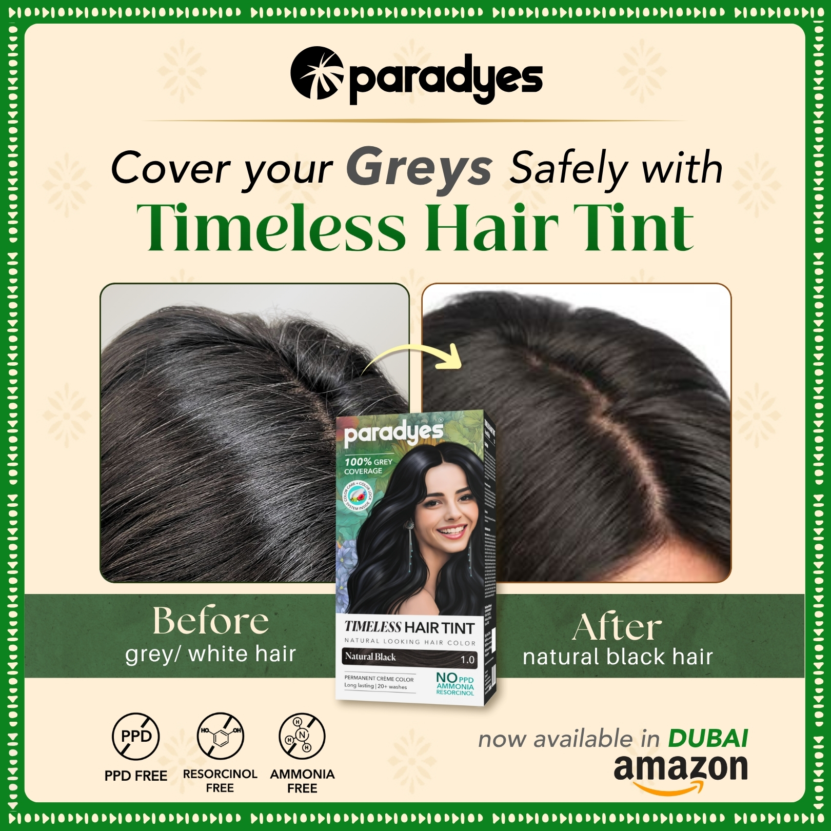 Paradyes Facebook ad