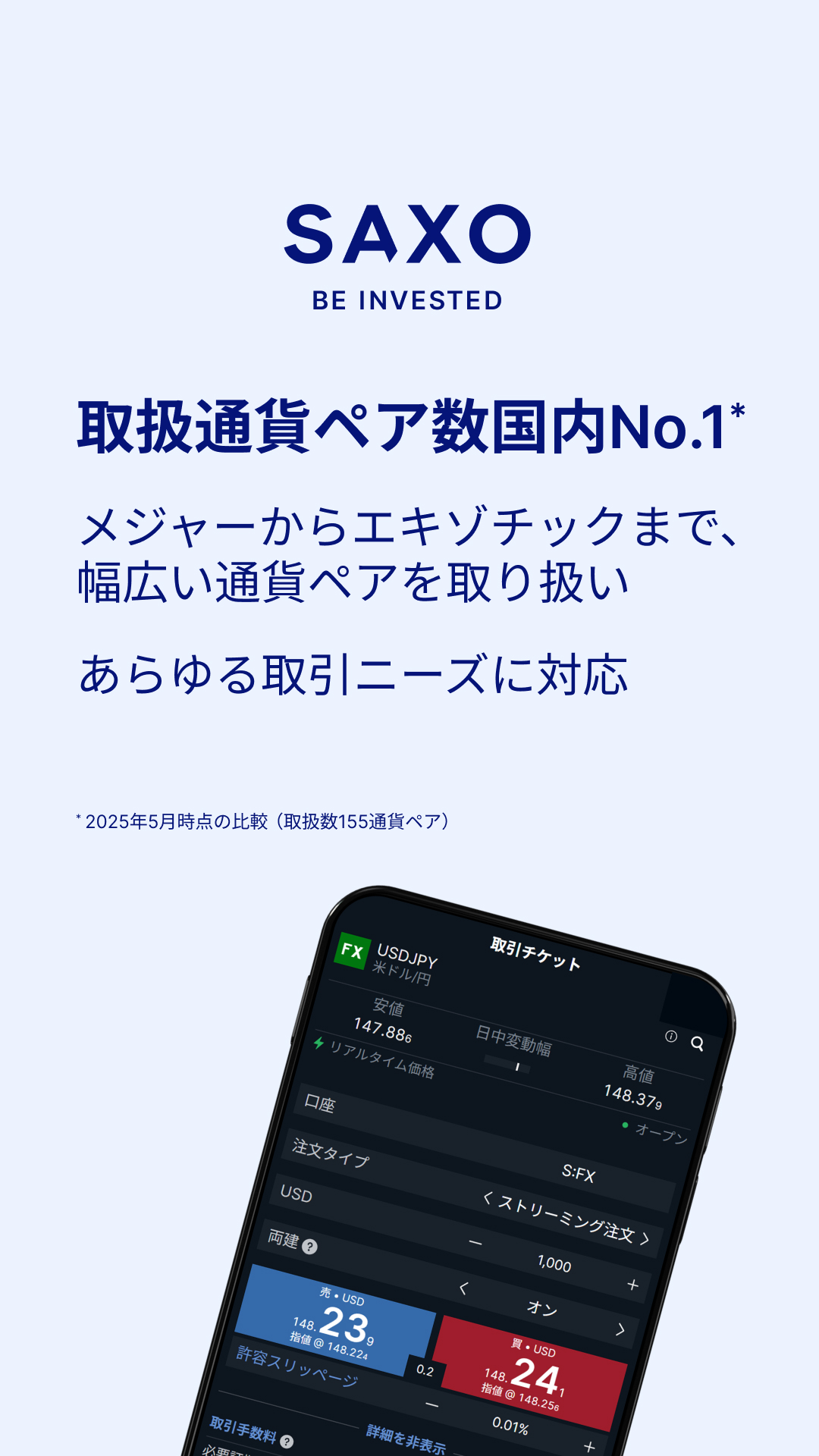 サクソバンク証券株式会社 Facebook ad