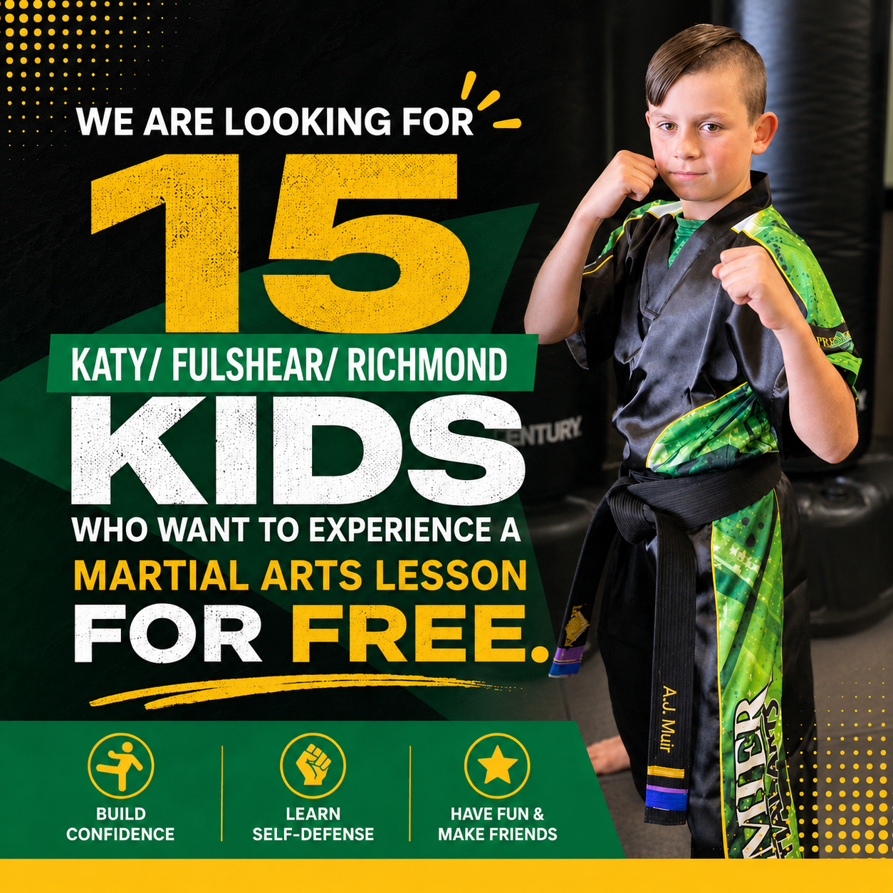 Premier Martial Arts West Katy/Fulshear Facebook ad