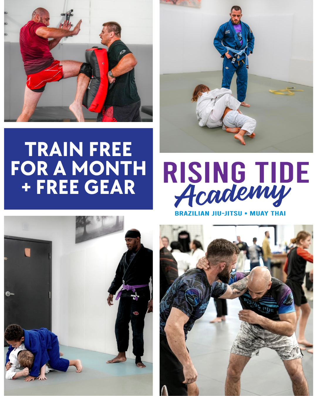Rising Tide Academy - Finksburg: Gracie Jiu-Jitsu Facebook ad from Feb 27, 2026