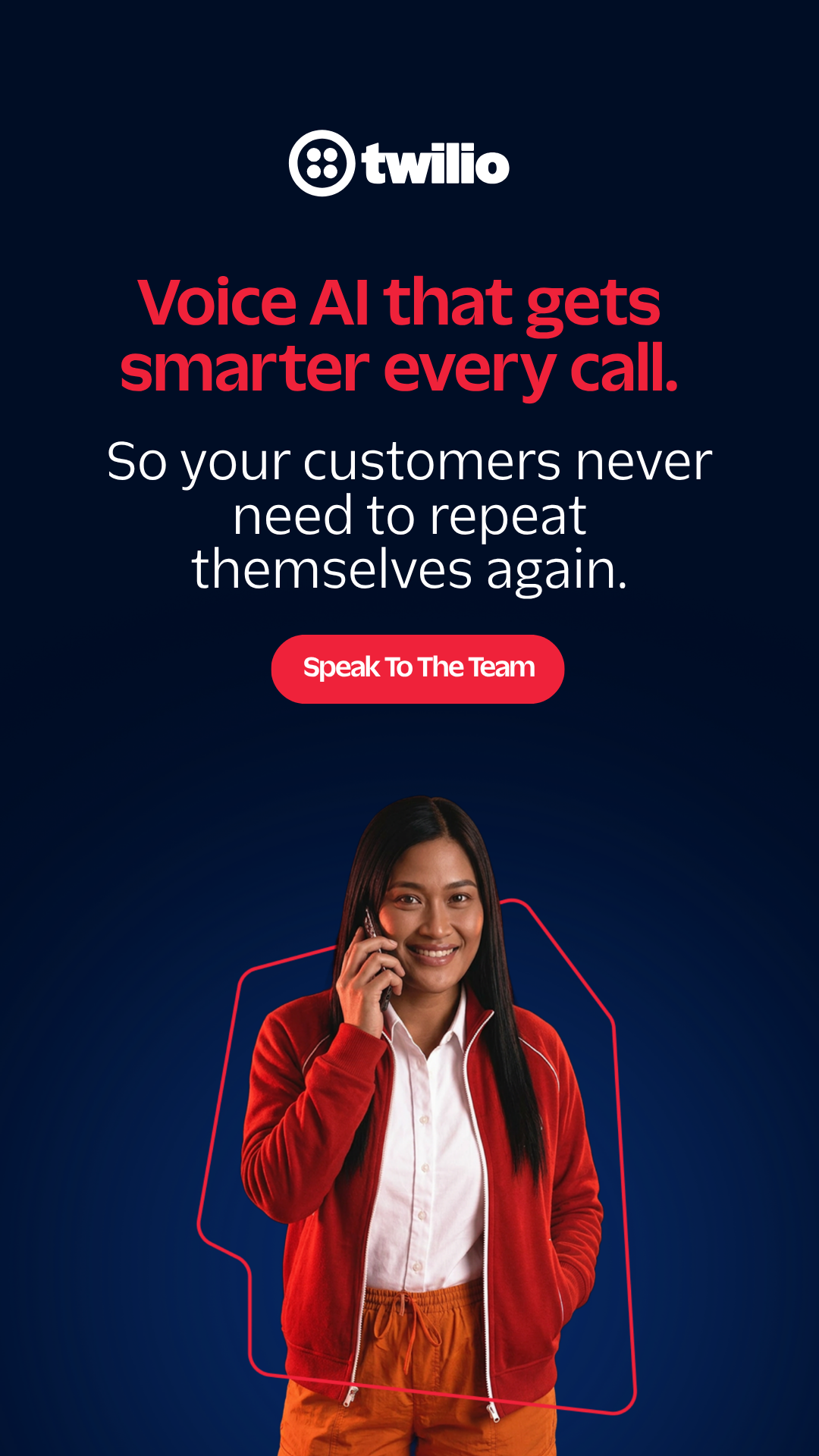Twilio Facebook ad
