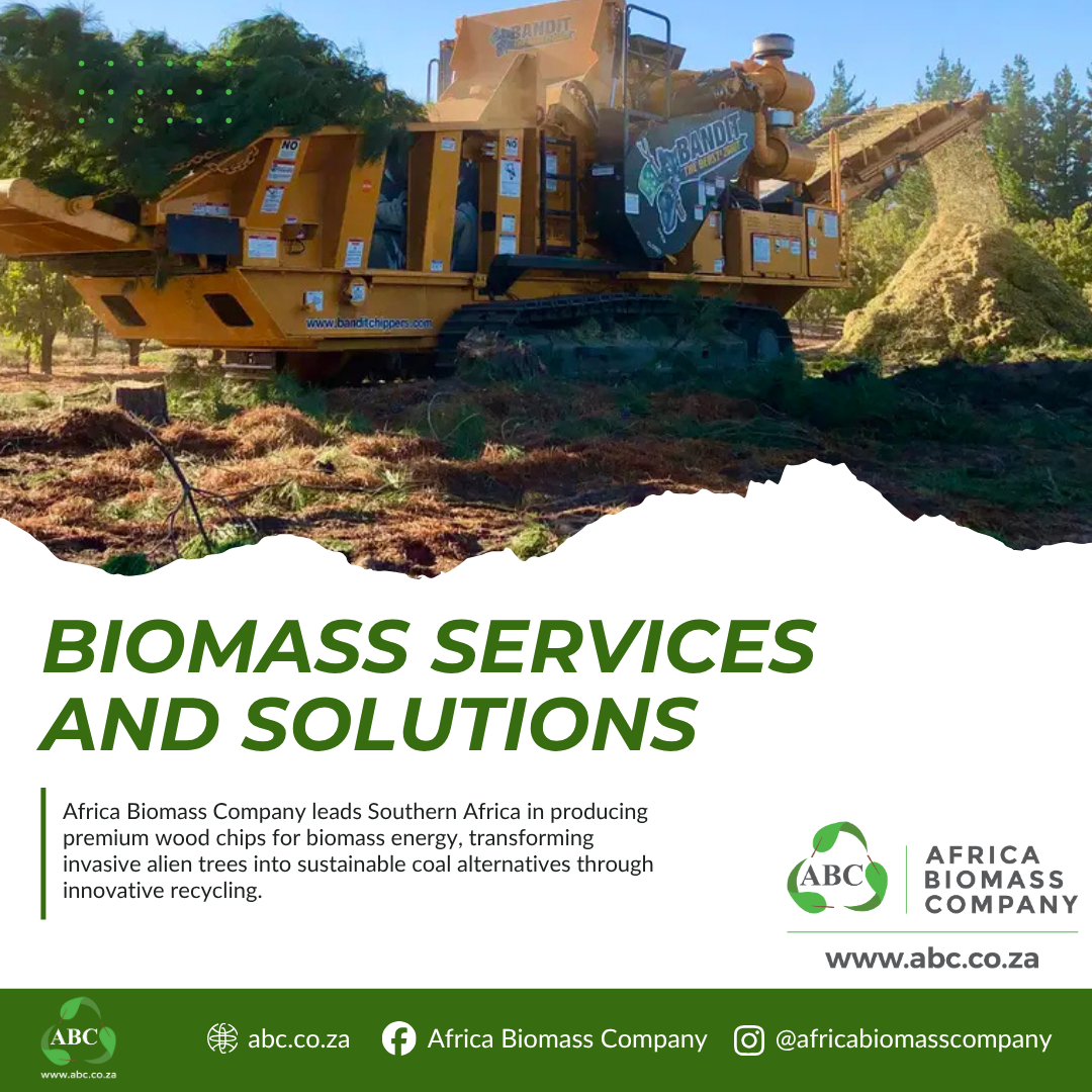 Africa Biomass Company Facebook ad: Looking for reliable biomass services?