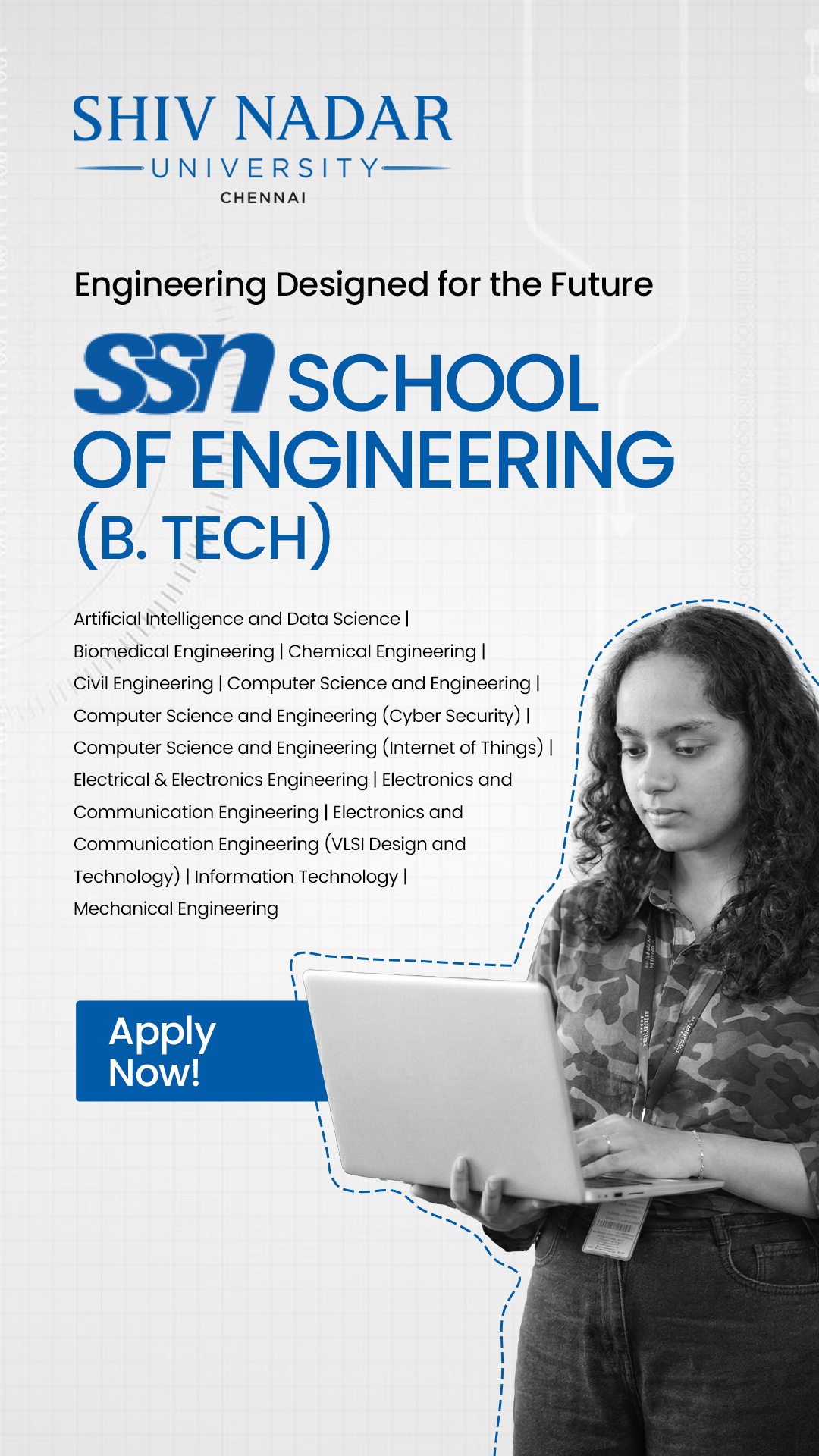 Shiv Nadar University Chennai Facebook ad from Jan 16, 2026