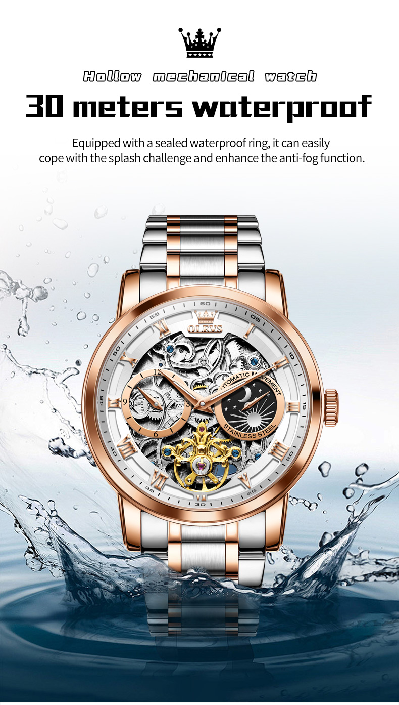 Royal brands collection Facebook ad: The Classic Olevs Automatic Watch