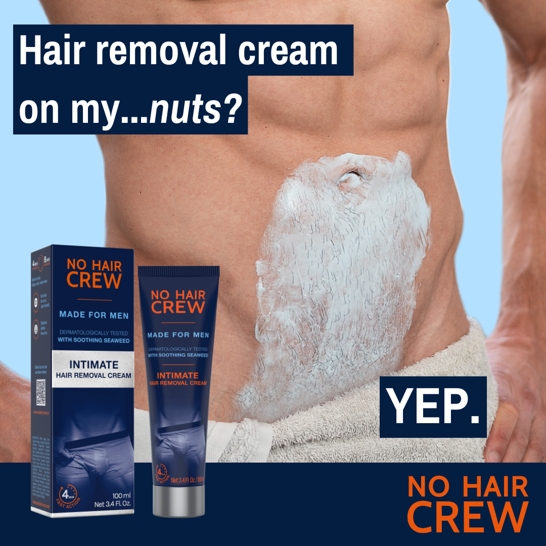 NO HAIR CREW Facebook ad