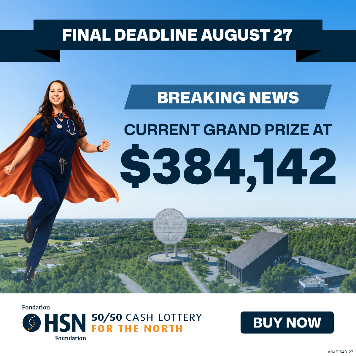 HSN 50/50 Facebook ad