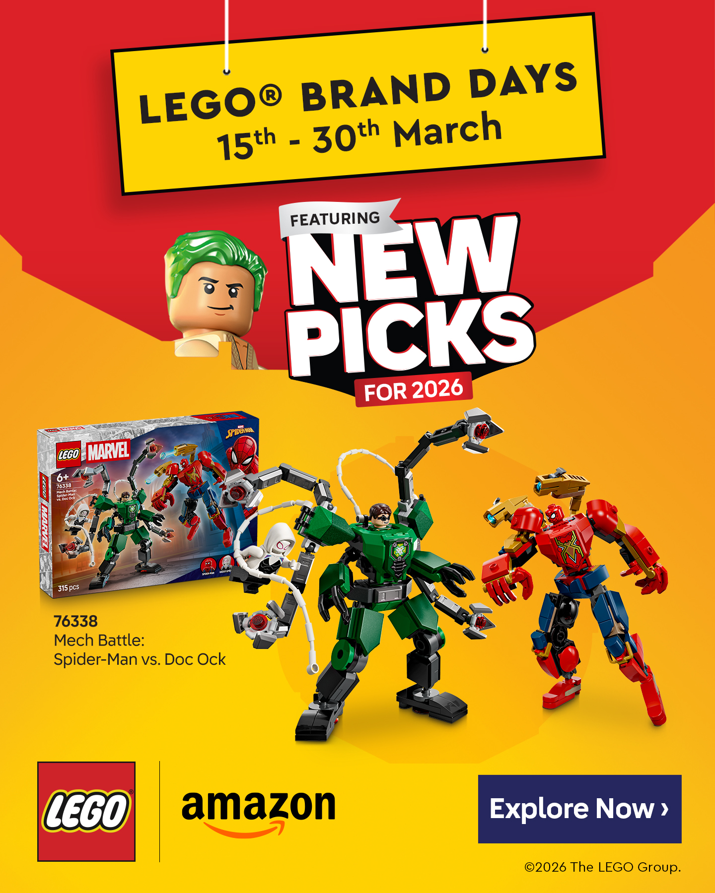 LEGO India Page Facebook ad: Explore New 2026 LEGO Sets