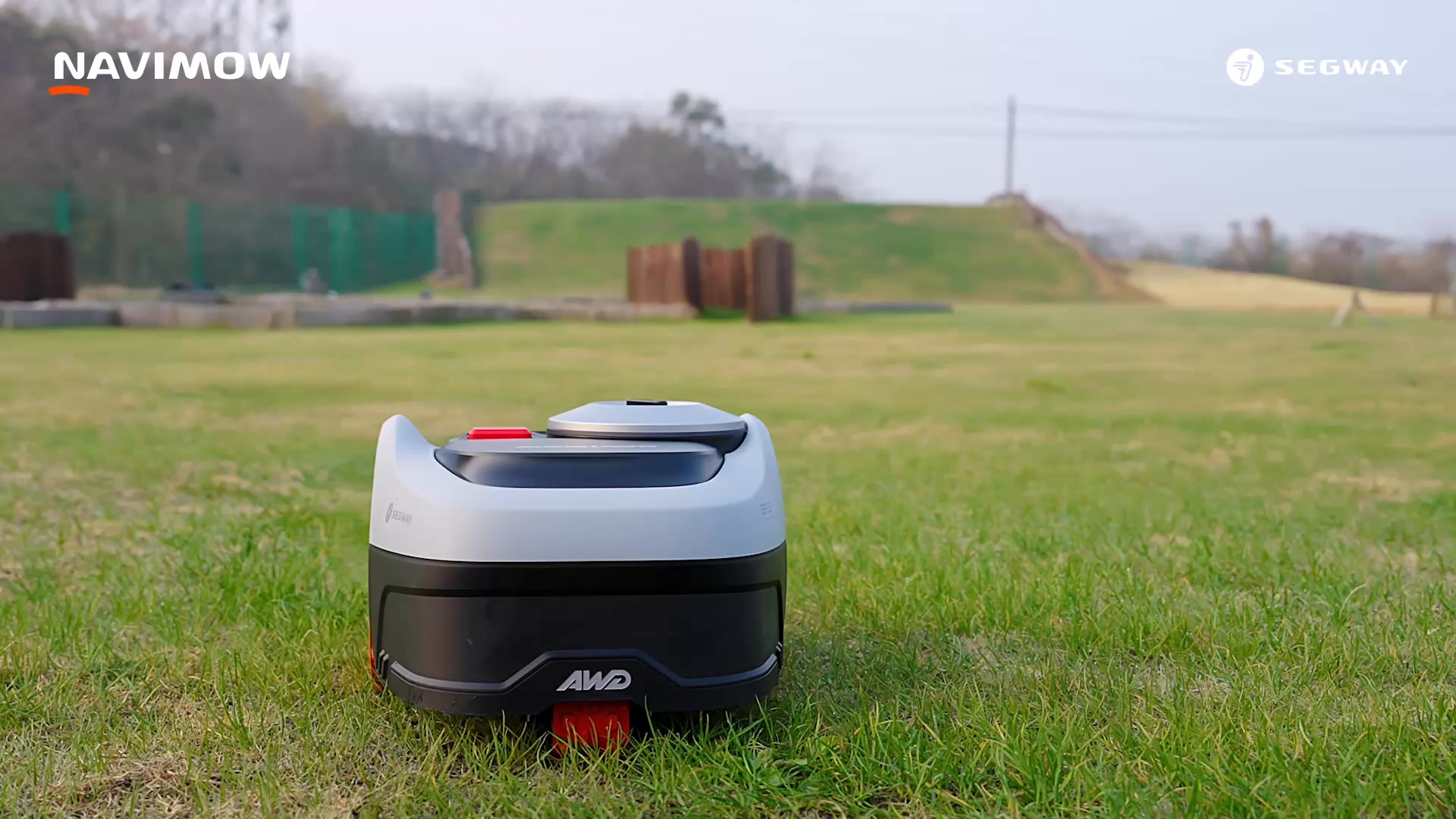 Segway Navimow Facebook ad: i2 AWD Series, Smart & Powerful Robotic Lawn Mower