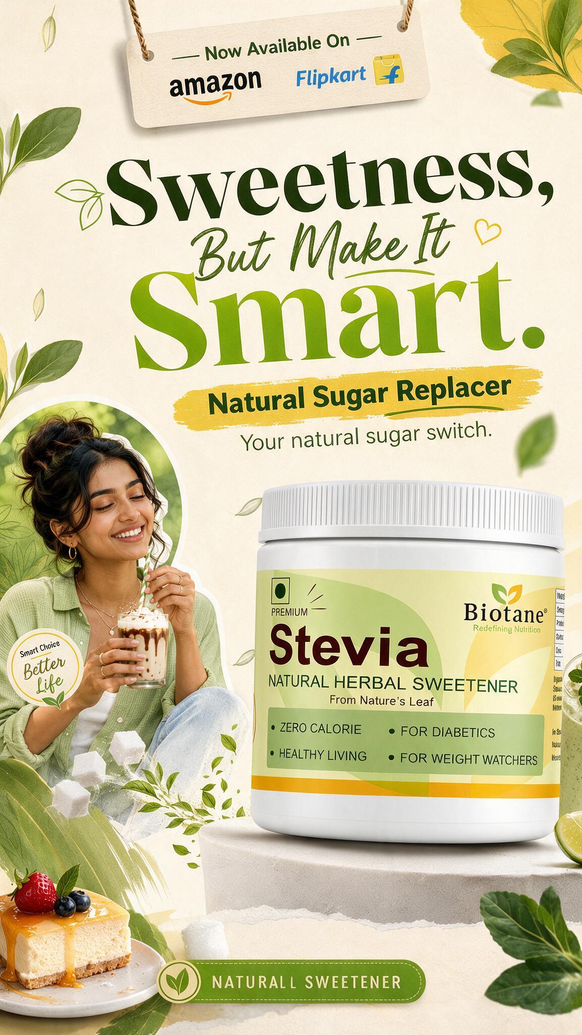 Biotane Facebook ad: Natural Sugar Replacer