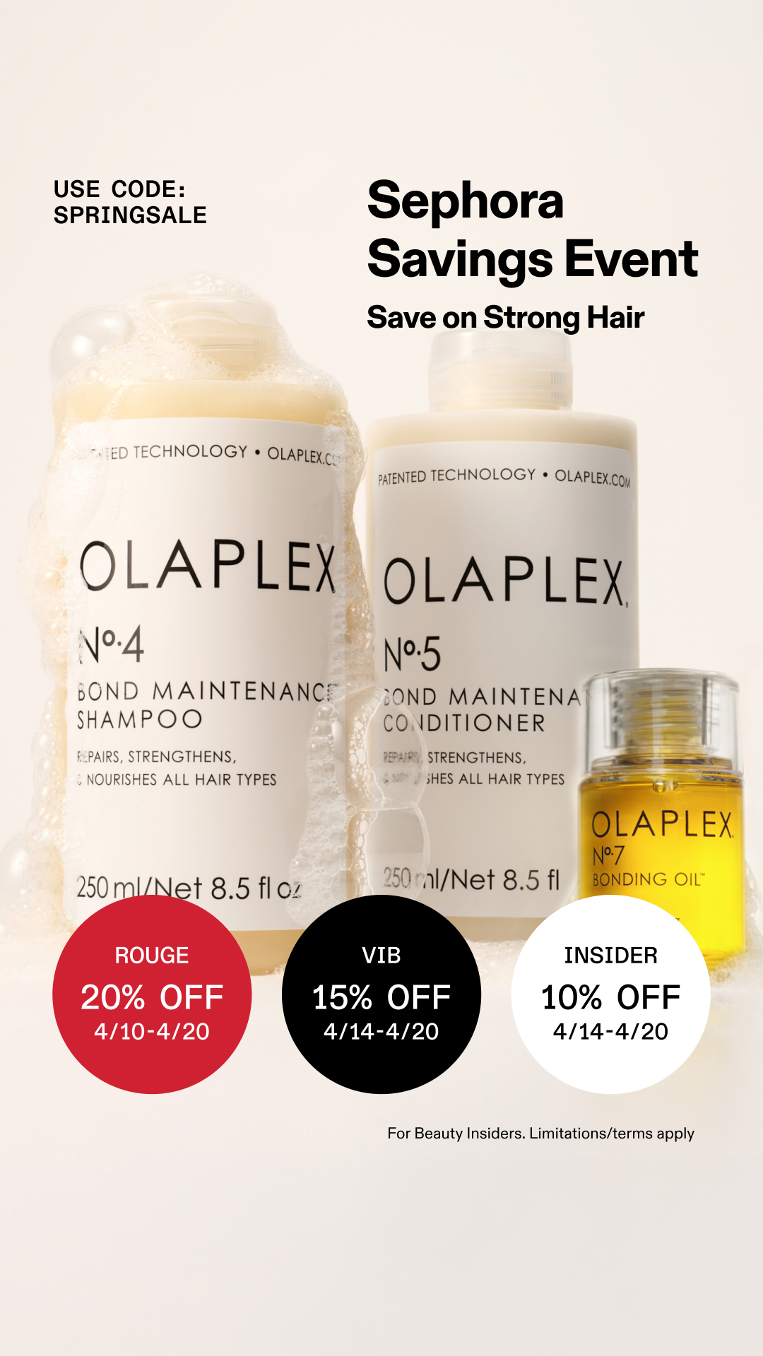 Olaplex Facebook ad