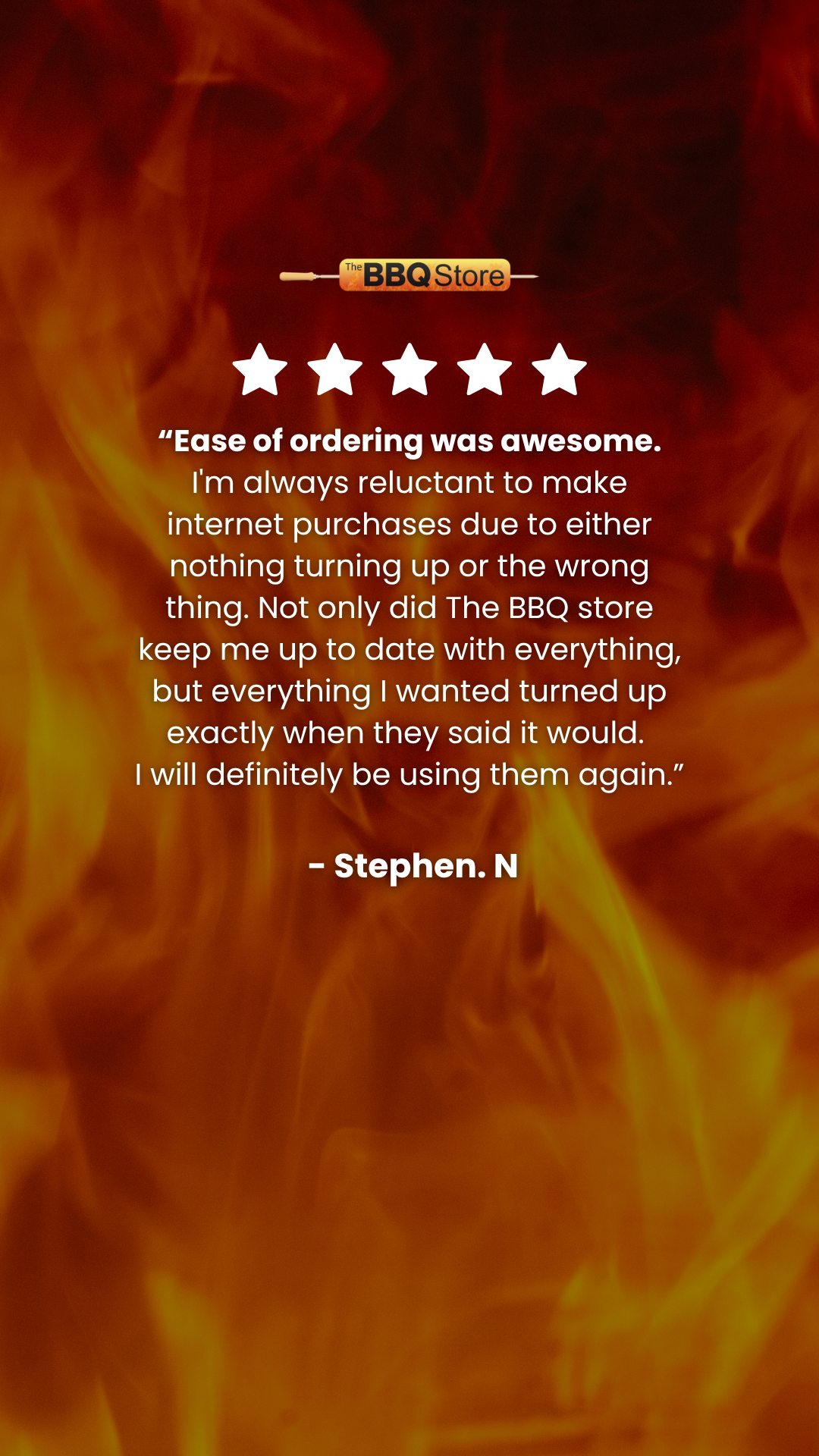 The BBQ Store Facebook ad