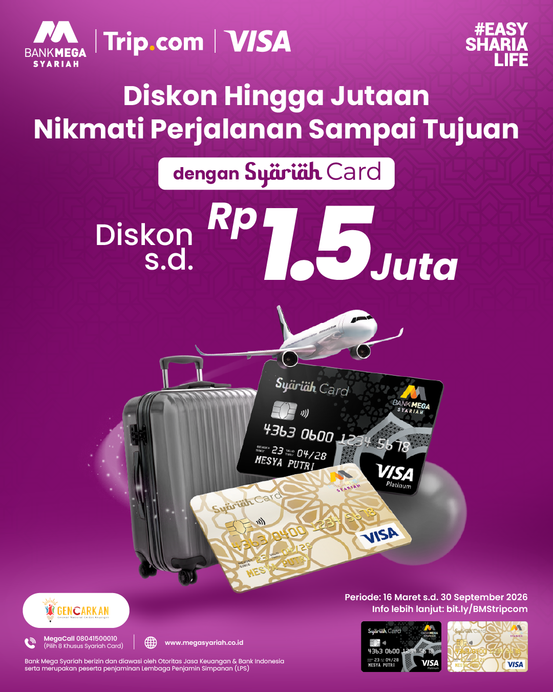 Bank Mega Syariah Facebook ad from May 6, 2026