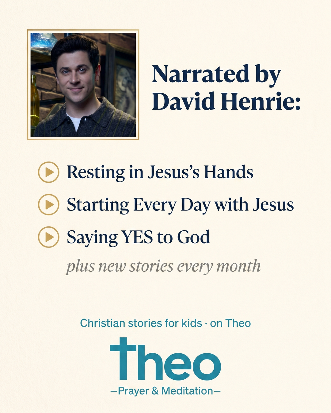 Theo: Prayer & Meditation Facebook ad
