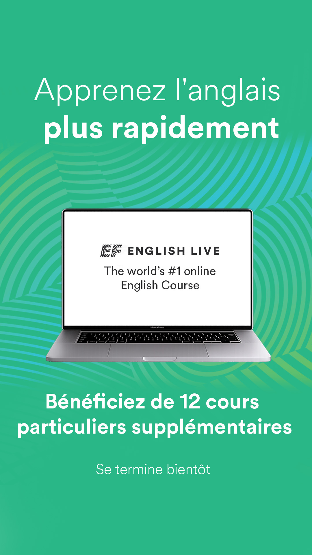 EF English Live Global Facebook ad