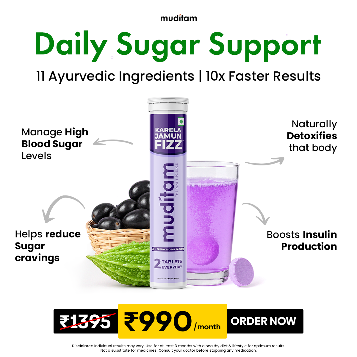 Muditam Ayurveda Facebook ad