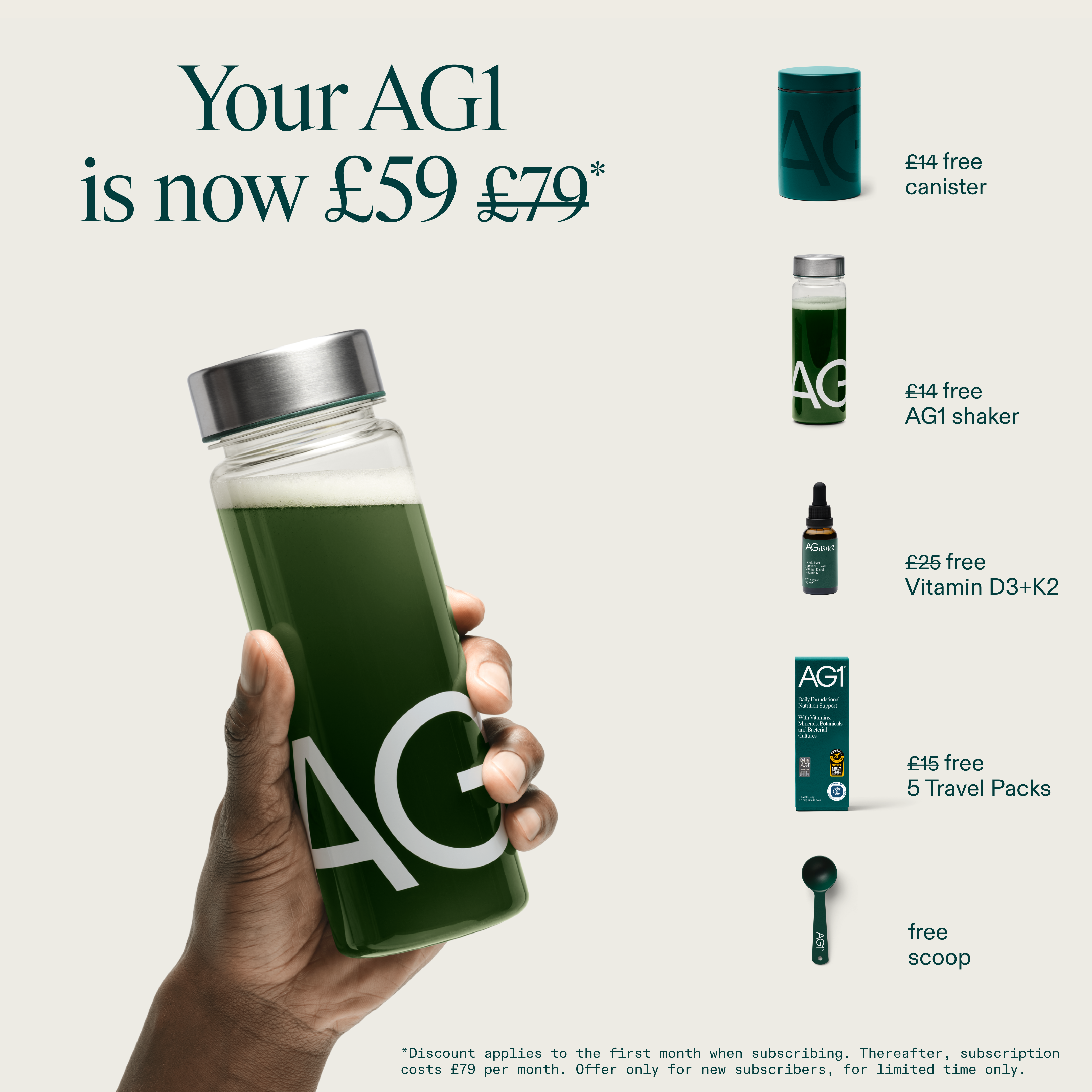 AG1 by Athletic Greens Facebook ad