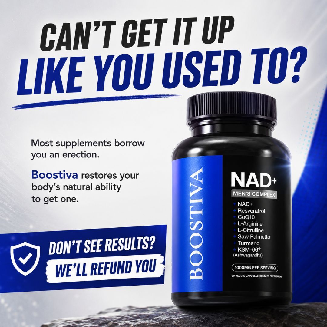 Boostiva Facebook ad: The Men’s NAD+ Formula Everyone Is Talking About