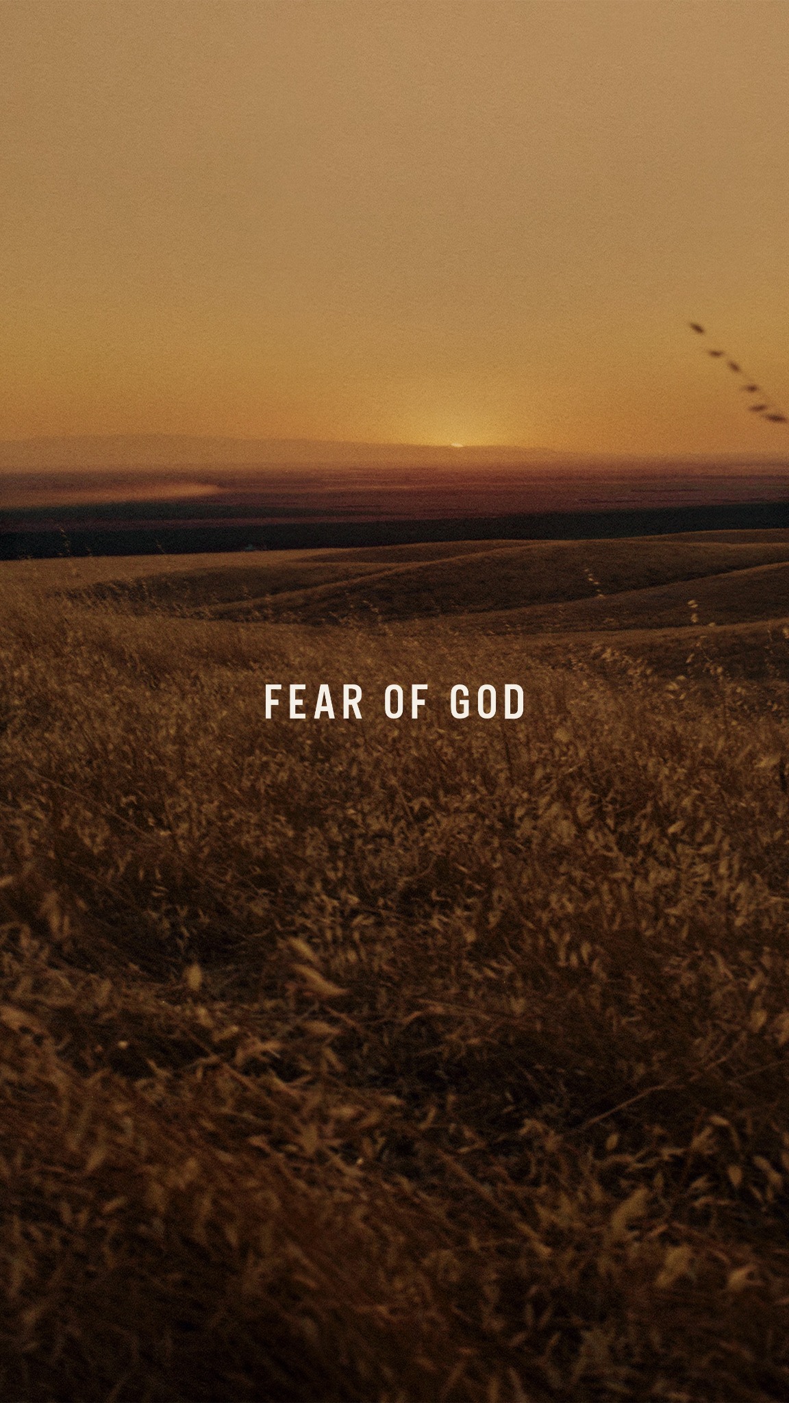 FEAR OF GOD Facebook ad: Photographed across an American landscape, An Eternal…