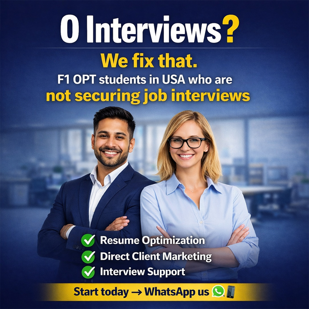 United OPT Facebook ad: 0 Interviews? Let’s Fix That