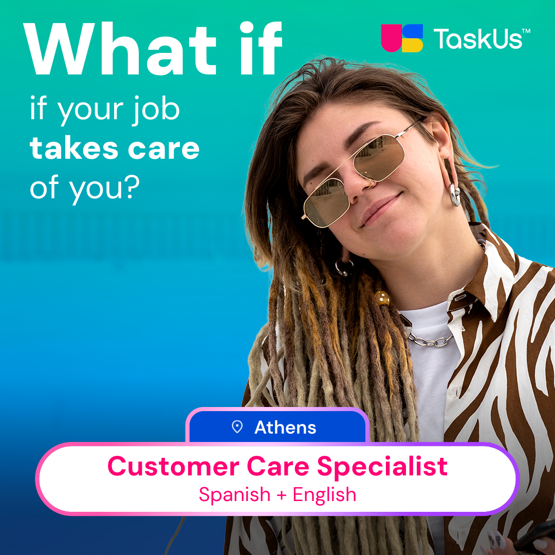 TaskUs Facebook ad: ¿Hablas español e inglés?