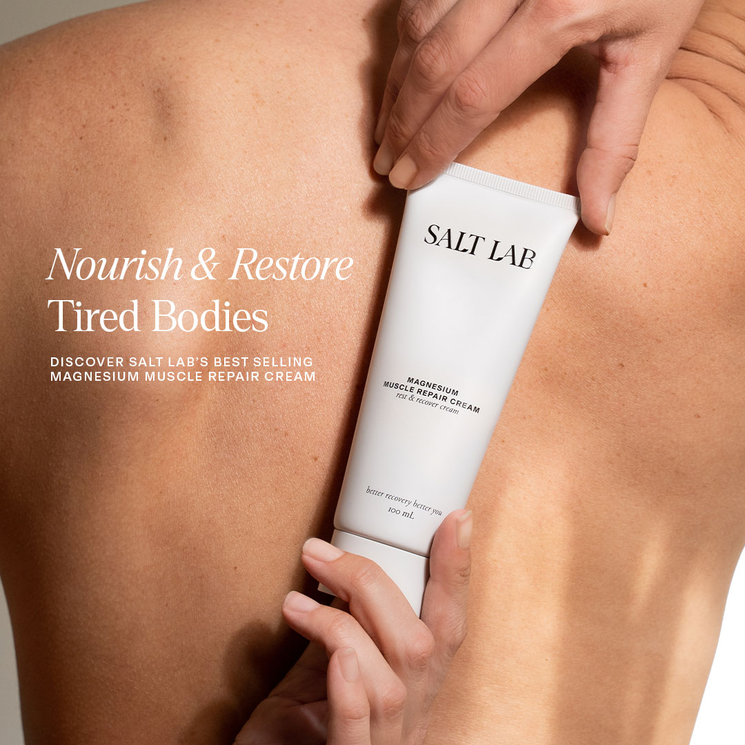 Salt Lab Facebook ad: Magnesium made for recovery