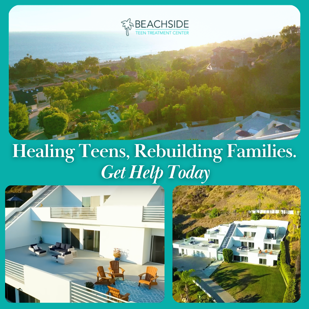 Beachside Teen Treatment Center Facebook ad: Get Help for Your Teen Now