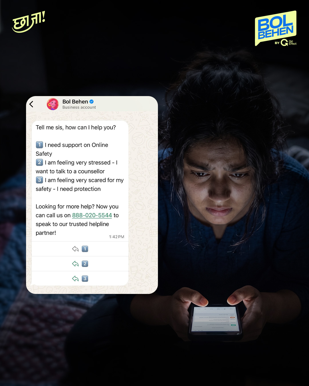 Chhaa Jaa Facebook ad: We are here for you