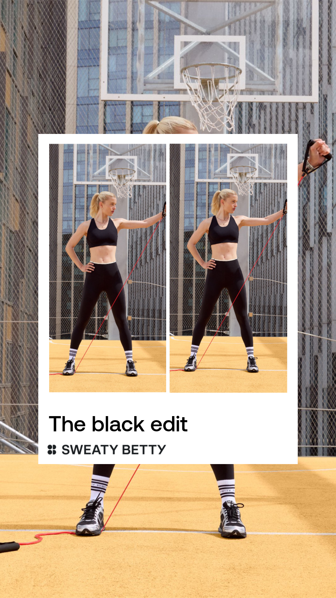 Sweaty Betty Facebook ad