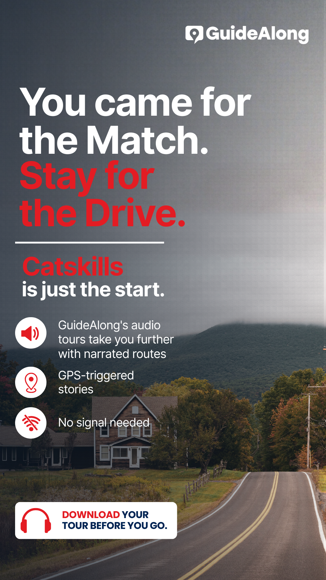 GuideAlong Facebook ad
