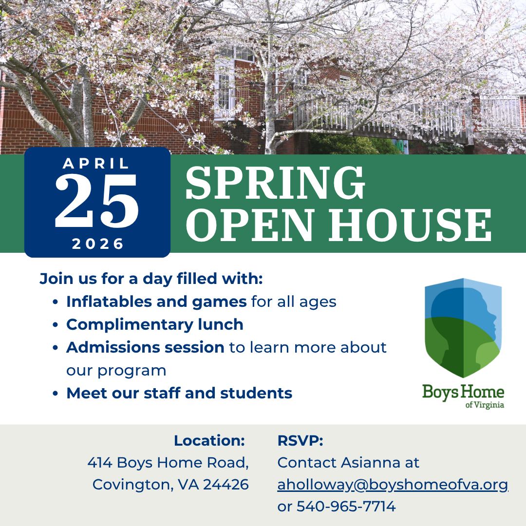 Boys Home of Virginia Facebook ad: Open House Community Day at Boys Home of…