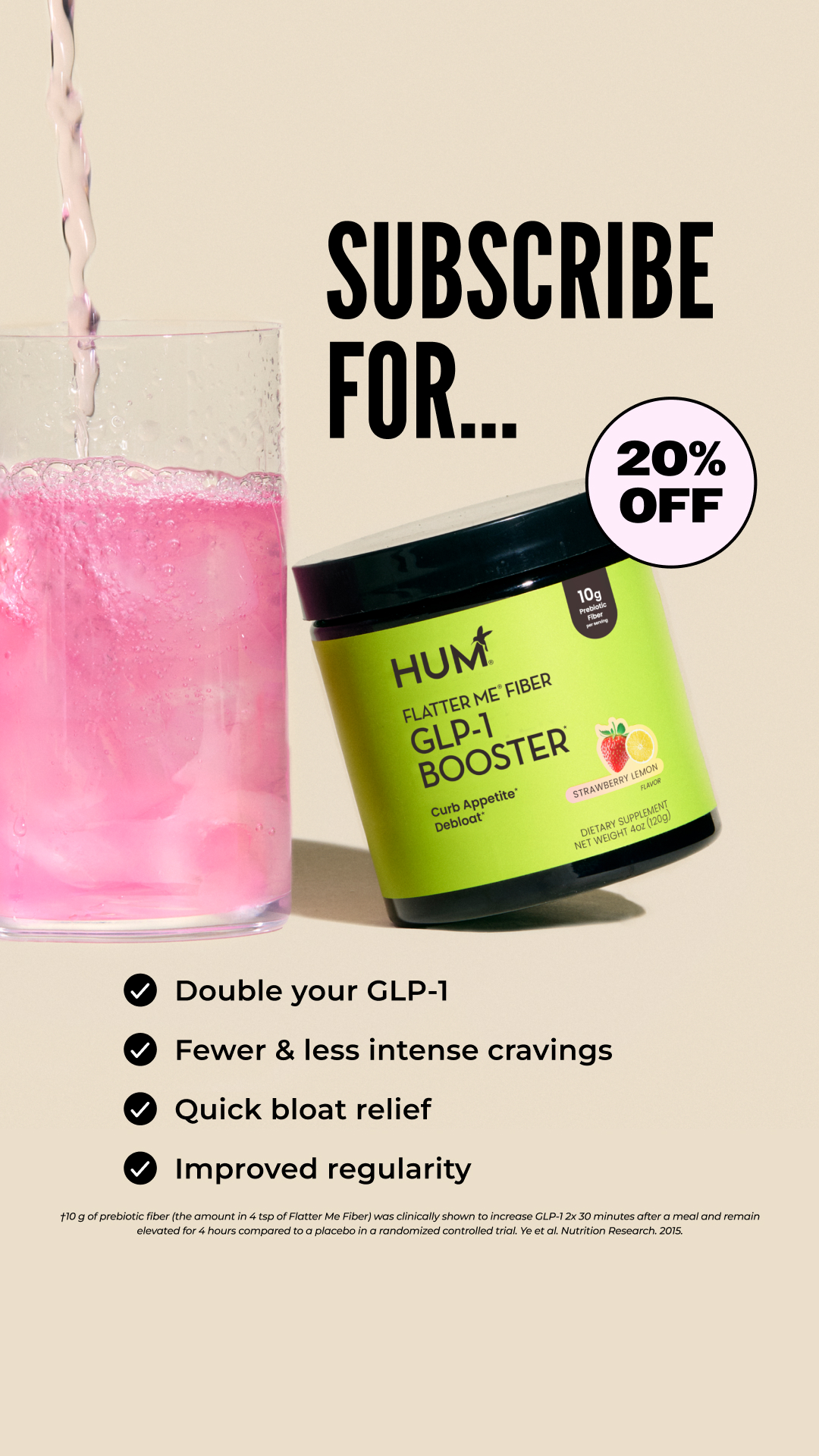 HUM Nutrition Facebook ad