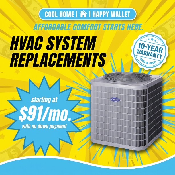 Edelman Heating, Cooling, Plumbing, Electric & Solar Facebook ad