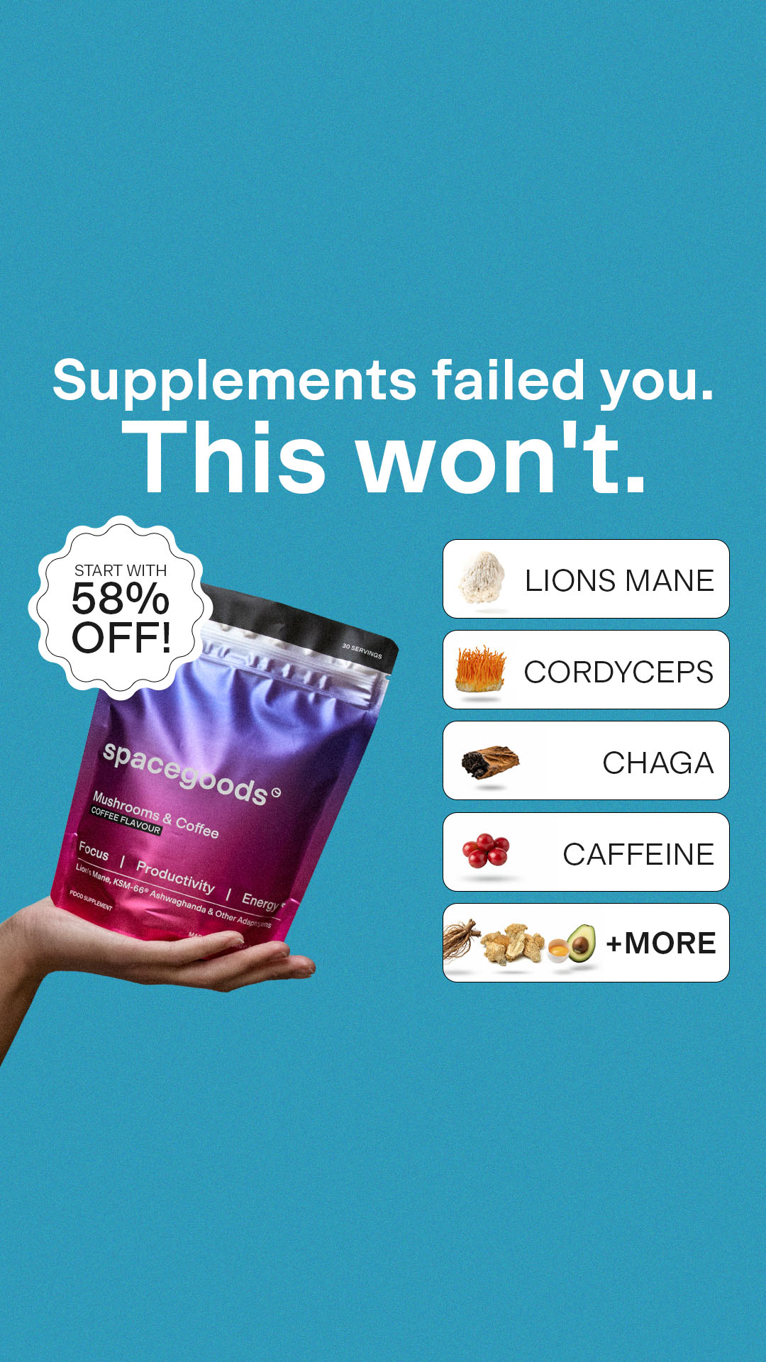 Spacegoods Facebook ad