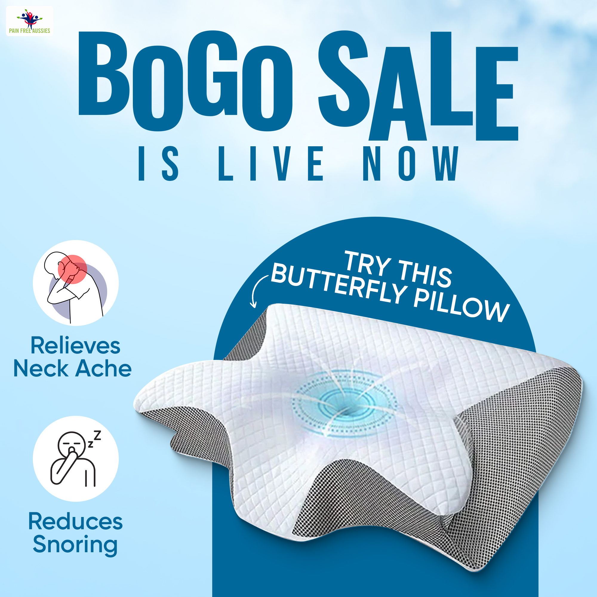 Pain Free Aussies Facebook ad