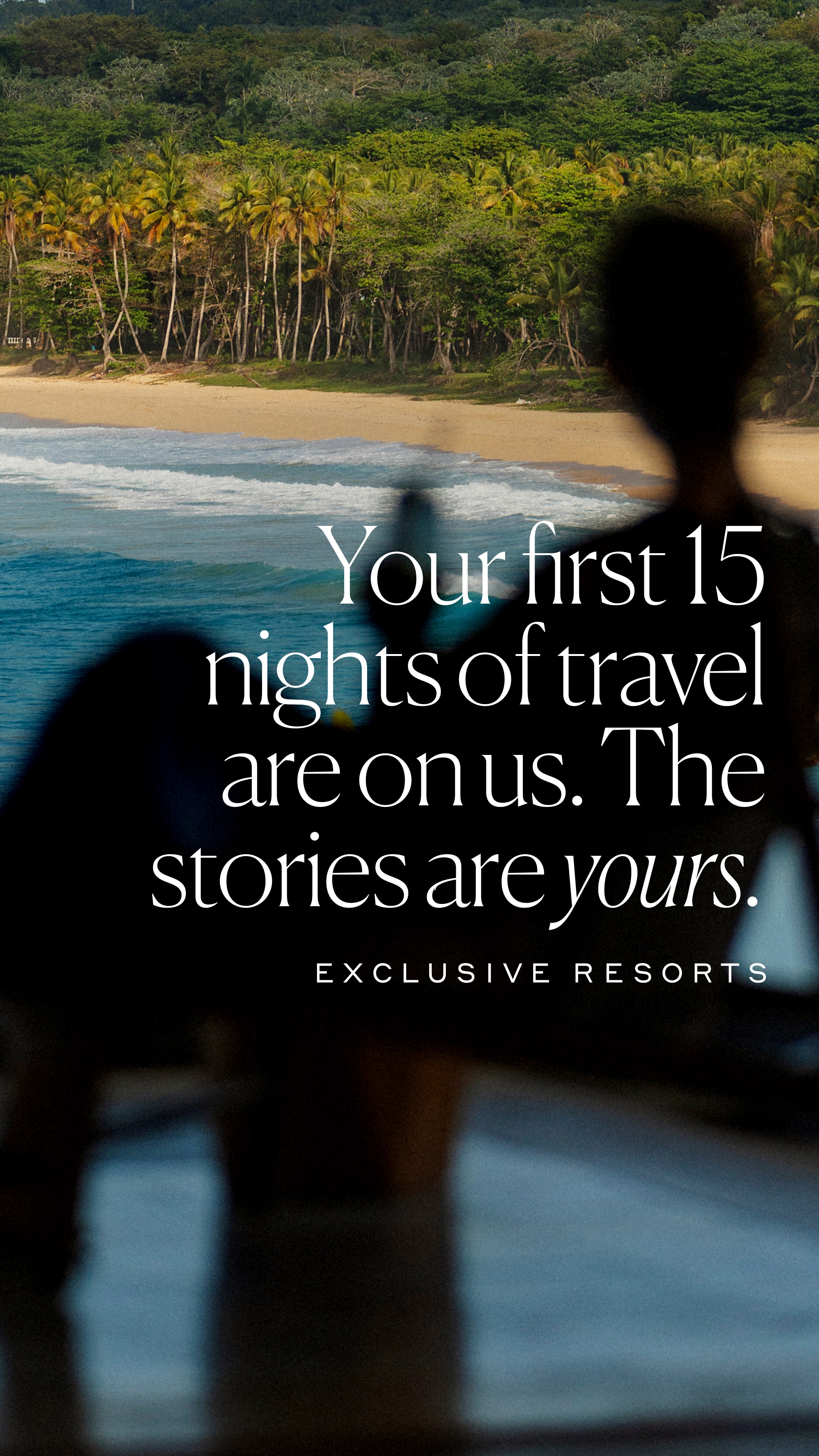 Exclusive Resorts Facebook ad: A Very Good Reason to Join The Club This Fall.