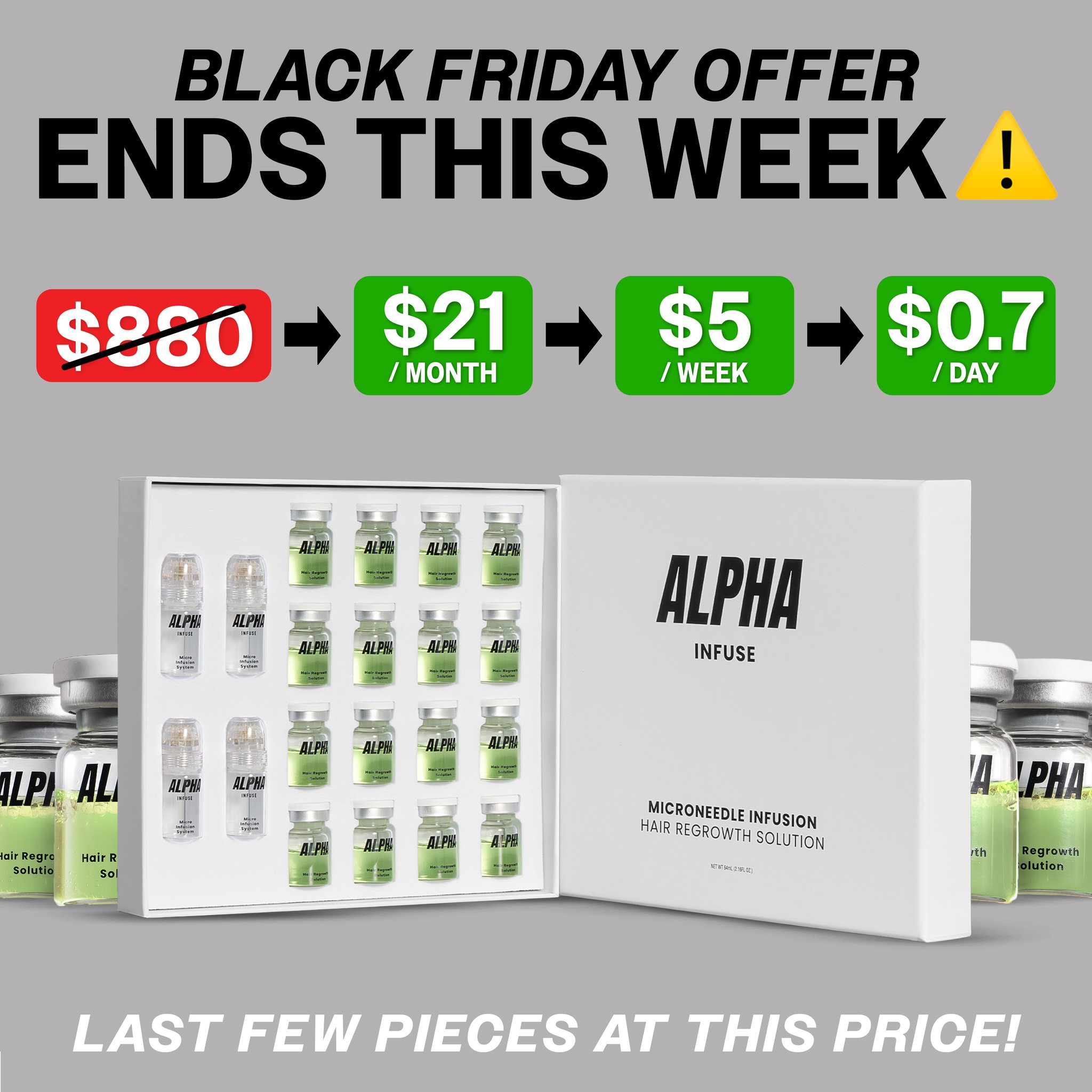AlphaInfuse Facebook ad