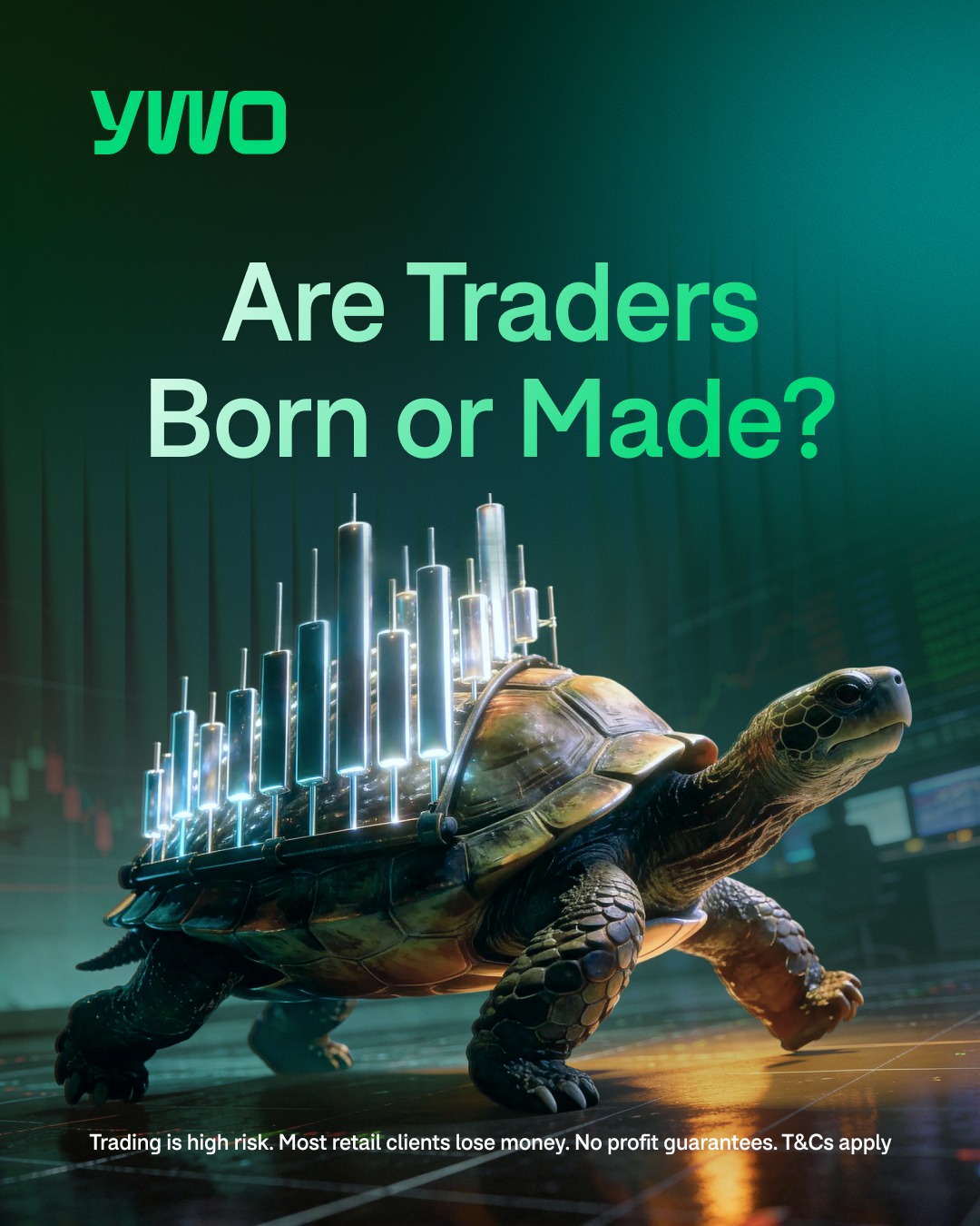 YWO.com Facebook ad: If you are new and want to get stated Open account under…