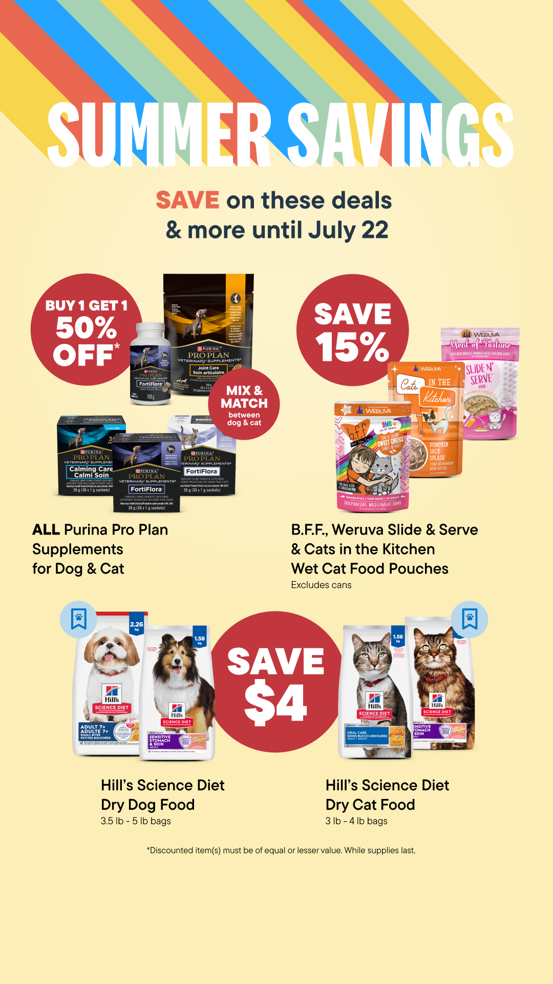Bosley's by Pet Valu Facebook ad
