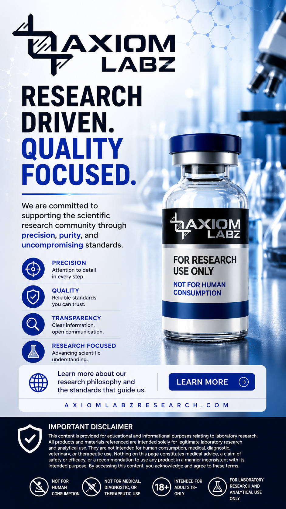 Axiom Labz Research Facebook ad from Jul 6, 2026