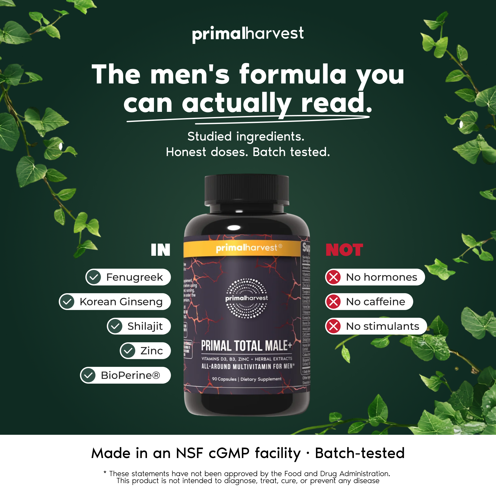 Primal Harvest Facebook ad: Holistic Support for Healthy T