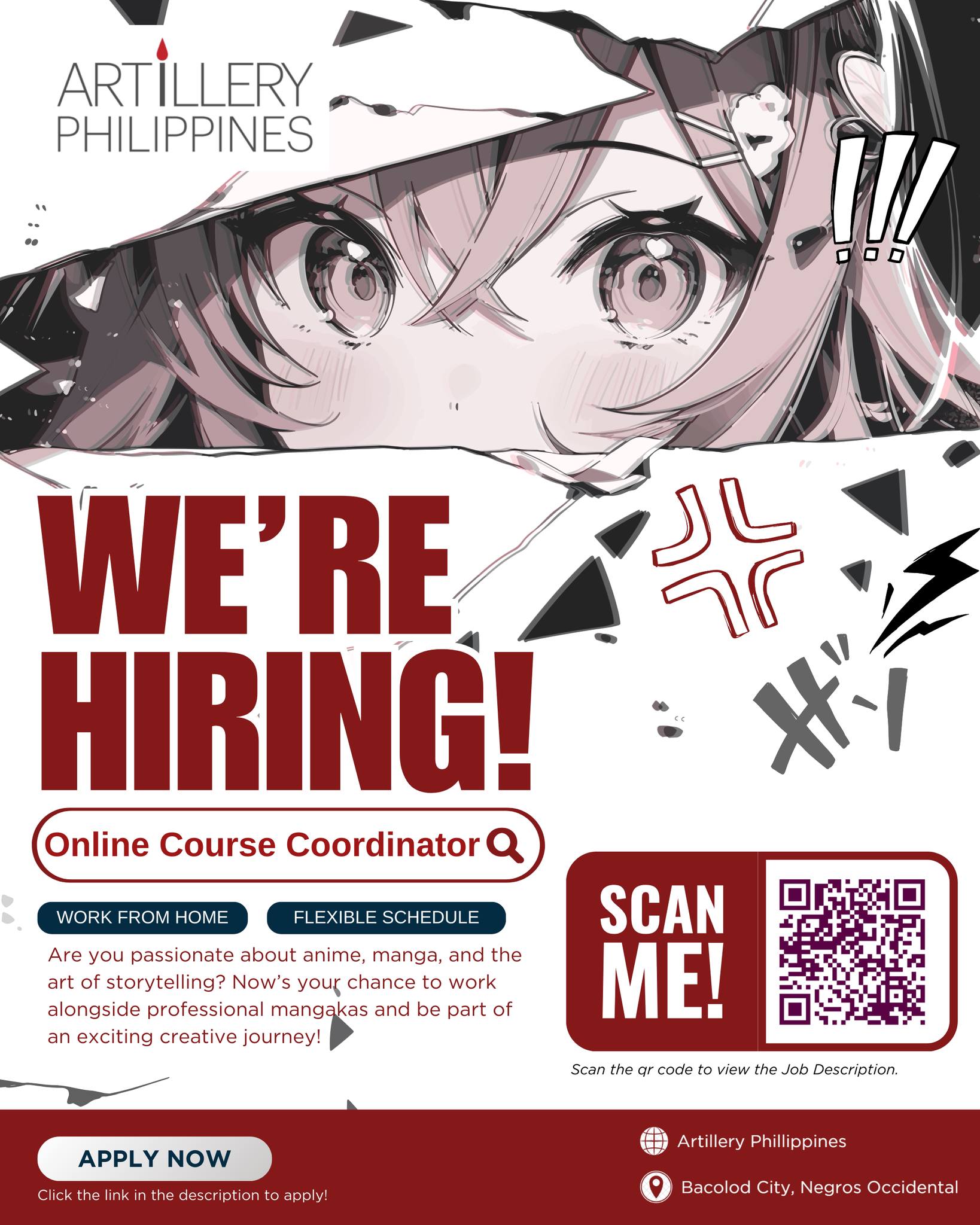 Artillery Philippines Facebook ad: Turn Your Love for Anime, Manga & Drawing…